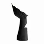 Tabourets - Tabouret en bois de suar couleur noir cassé vieilli en 50x46x112 cm - VICAL
