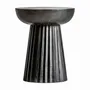 Autres tables  - Table d'appoint en bois de manguier couleur noir cassé en 38x38x48 cm - VICAL