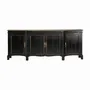 Buffets - Buffet en bois de manguier couleur noir cassé en 220x50x87 cm - VICAL