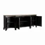 Buffets - Buffet en bois de manguier couleur noir cassé en 220x50x87 cm - VICAL