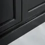 Buffets - Buffet en bois de manguier couleur noir cassé en 212x40x92 cm - VICAL