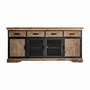 Buffets - Buffet en fer couleur noir cassé de 200x47x91 cm - VICAL