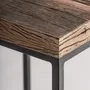 Tables basses - Table basse en bois de récupération couleur marron cassé en 70x70x36 cm - VICAL
