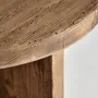 Autres tables  - Table d'appoint en bois de pin recyclé couleur marron cassé en 60x60x45 cm - VICAL
