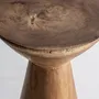 Autres tables - Table d'appoint en bois de suar couleur marron cassé en 22x22x46 cm - VICAL