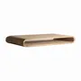Tables basses - Table basse en bois de chemin de fer couleur marron clair naturel 160x80x29 cm - VICAL