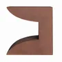 Autres tables - Table d'appoint en béton couleur marron cassé de 48x41x55 cm - VICAL