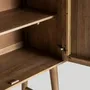 Armoires - Armoire en bois de manguier couleur marron cassé en 100x45x150 cm - VICAL
