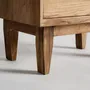 Night tables - Cotard brown reclaimed wood bedside table 61x40x61 cm - VICAL