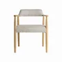 Chairs - Chair in ash wood off light brown colour in 59x57x74 cm - VICAL