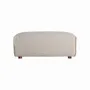 Footrests - Sofa module footrest in polyester off cream colour in 101x66x41 cm - VICAL