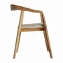 Chairs - Chair in teak wood off brown colour in 57x62x77 cm - VICAL