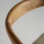 Chairs - Chair in teak wood off brown colour in 57x62x77 cm - VICAL
