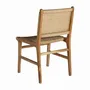 Chairs - Chair in teak wood off brown colour in 49x53x85 cm - VICAL