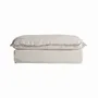 Footrests - Sofa module footrest in polyester off off white colour in 98x108x45 - VICAL