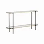 Consoles - Console en fer couleur noir cassé/or en 150x36x82 cm - VICAL
