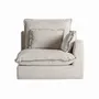 Sofas - Corner sofa module in polyester off off white colour in 96x108x94 cm - VICAL