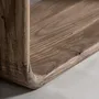 Bibliothèques - Bibliothèque en bois d'orme recyclé couleur marron clair en 140x30x - VICAL