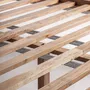 Beds - Bed in acacia wood off brown colour in 200x180x122 cm - VICAL