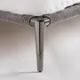 Beds - Bed in fabric off grey dark colour in 227x186x102 cm - VICAL