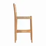 Stools - Stool in teak wood off brown colour in 46x49x105 cm - VICAL