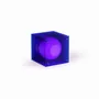 Desk lamps - LOP lamp small square in blue acrylic - BANG