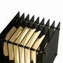 Desk lamps - LOP lamp small square in dark grey acrylic - BANG