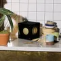 Desk lamps - LOP lamp small square in dark grey acrylic - BANG