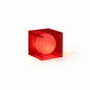 Desk lamps - LOP lamp small square in red acrylic - BANG