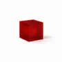 Desk lamps - LOP lamp small square in red acrylic - BANG