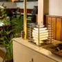 Desk lamps - LOP lamp small square in mirror polished stainless steel - BANG