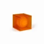 Desk lamps - LOP lamp big square in orange acrylic - BANG