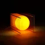 Desk lamps - LOP lamp big square in orange acrylic - BANG