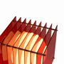 Lampes de bureau - Lampe LOP grande carrée en acrylique rouge - BANG