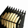 Desk lamps - LOP lamp small rectangle in dark grey acrylic - BANG