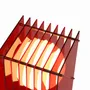 Desk lamps - LOP lamp small rectangle in red acrylic - BANG