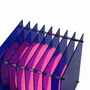 Desk lamps - LOP lamp big square in blue acrylic - BANG