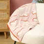 Paréos pour enfants - Plaid - Hippocampe Rose - Coton Bio - POMME