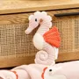 Soft toy - Plush - Pink Seahorse - Organic Cotton - POMME