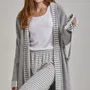 Homewear - Peignoir rayé Tout Doux - PAUL&ANNA