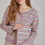 Homewear - Cardigan en tissu éponge à encolure - PAUL&ANNA