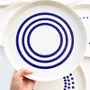 Everyday plates - Porcelain dinner plate 24 cm - MOCA TABLEWARE - STUDIO JOACHIM-MORINEAU
