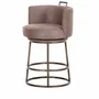 Stools - Tabouret Dana croisé black brown - EMPREINTE DU TEMPS