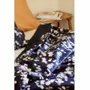 Linge de lit - linge de lit en satin de coton imprimé SILLAGE - SYLVIE THIRIEZ