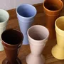 Decorative objects - Nouveau Mazagran - Nude - Minimalist stoneware coffee cup, reinvented - ATELIER MAISON QUATRE