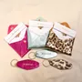 Leather goods - Gift pack: pouch, elastic bracelet and leather keychain - LES CLEIAS