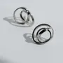 Jewelry - SMALL EMBOLIC SILVER EARRINGS - JOIDART