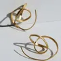Bijoux - BOUCLES D'OREILLES DORÉES EMBOLIC MOYENNES - JOIDART