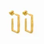 Jewelry - MEDIUM GOLDEN EARRINGS LIGNIS NARROW - JOIDART