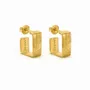 Jewelry - SMALL GOLDEN EARRINGS LIGNIS WIDE - JOIDART